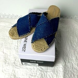 NINE WEST Hamden Espadrille Sandals 10M